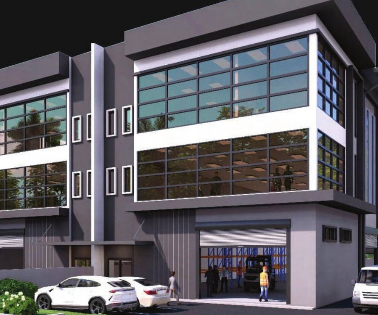 963 Industrial Park factory render — artist’s impression